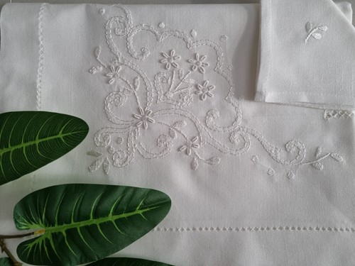 Tischdecke leinenmischung mit - tischdecke,