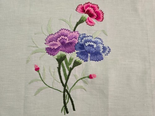 3er set handbestickte zentren - 3er,